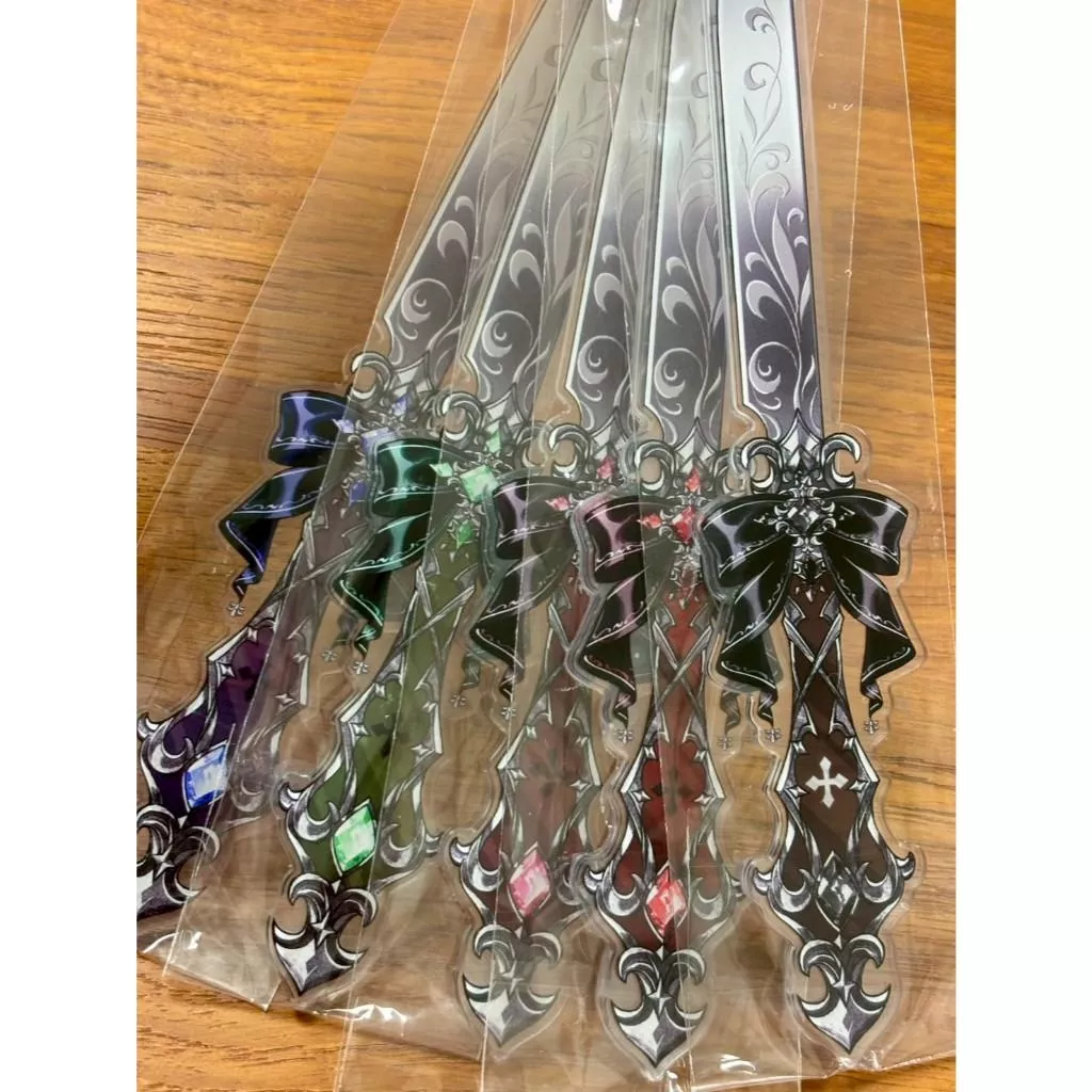 【現貨 徽章 谷美】餐刀 磁吸式谷美 徽章 展示 壓克力 打卡棒