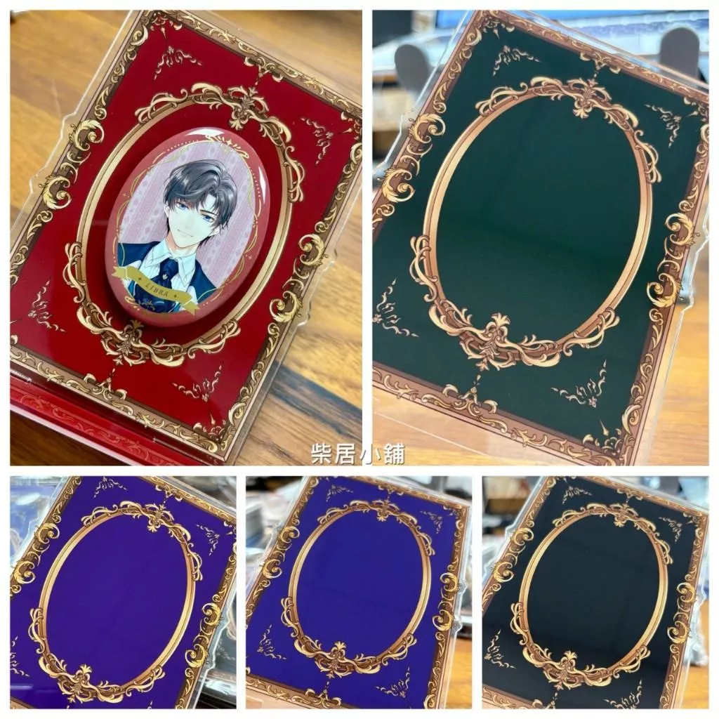 【現貨 徽章 谷美】皇室畫像背景 磁吸式谷美 徽章 展示 壓克力