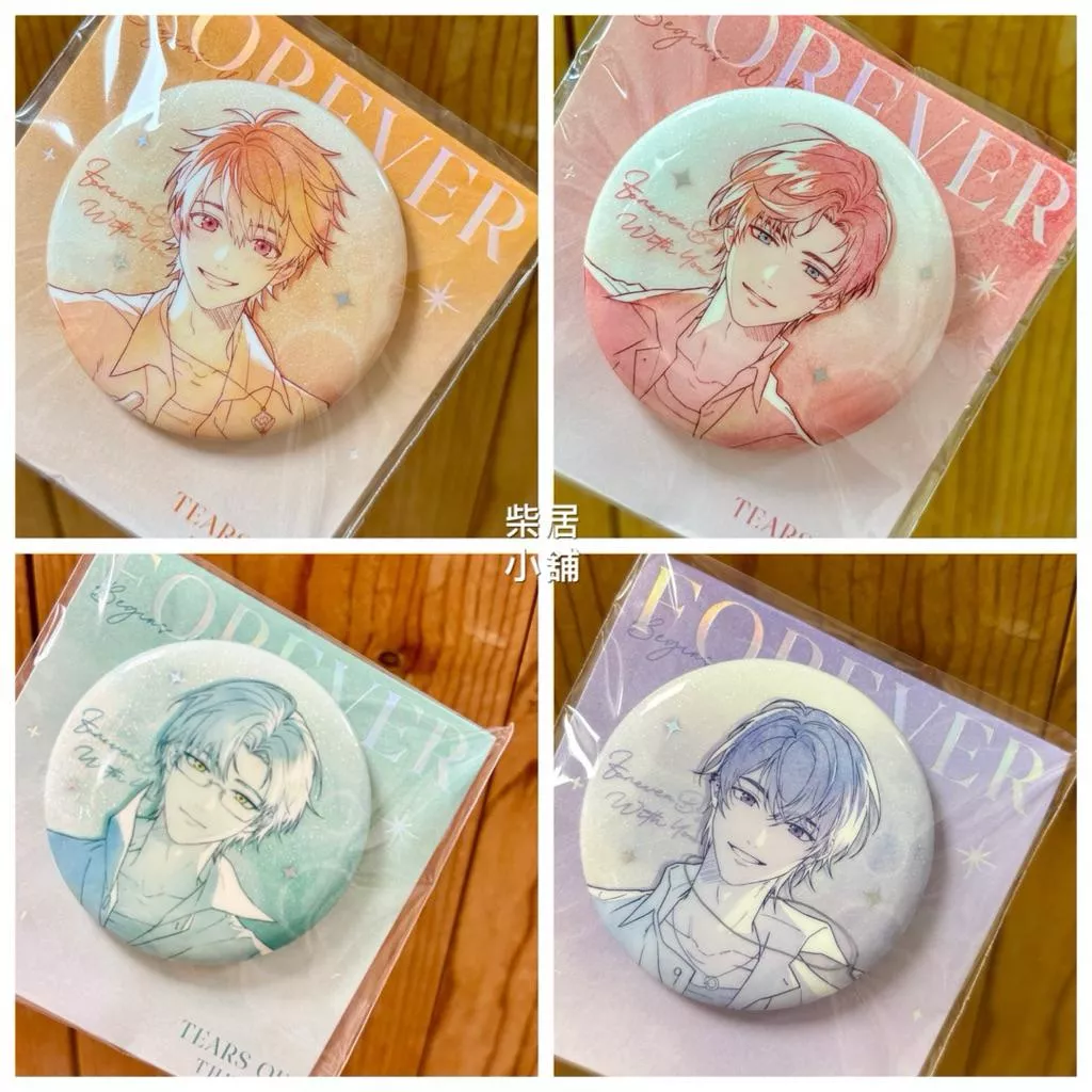 【現貨 未定事件簿 官方 】愛的命題 徽章 五週年 夏彥 左然 陸景和mihoyo 米哈遊