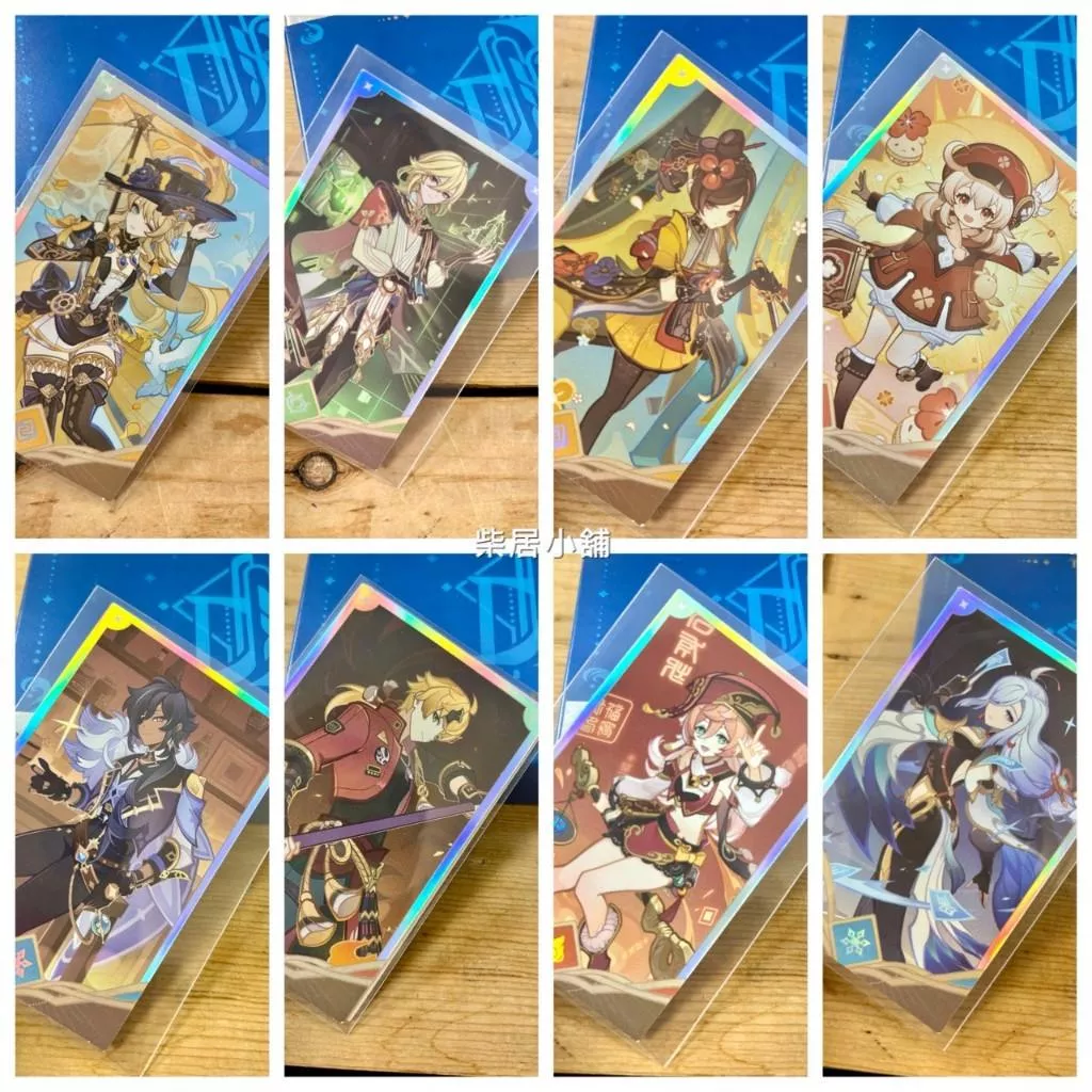 【現貨 原神 官方周邊】原神韓國咖啡廳 限定 七聖召喚 小卡 申鶴 托馬 煙緋 千織 凱亞 可莉 卡維mihoyo米哈游