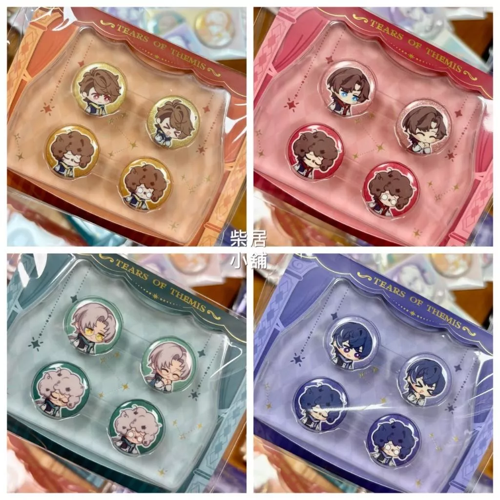 【現貨 未定事件簿 官方 周邊】左然 夏彥 莫奕 陸景和 mini徽章套組 心動魔咒系列 mihoyo米哈游 ♡