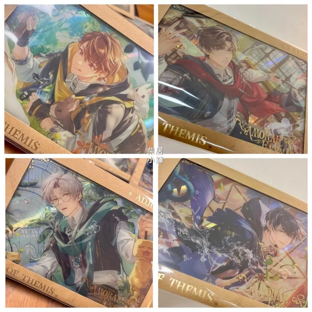 【現貨 未定事件簿 官方 周邊】左然 夏彥 莫奕 陸景和 壓克力色紙 心動魔咒系列 mihoyo米哈游 ♡