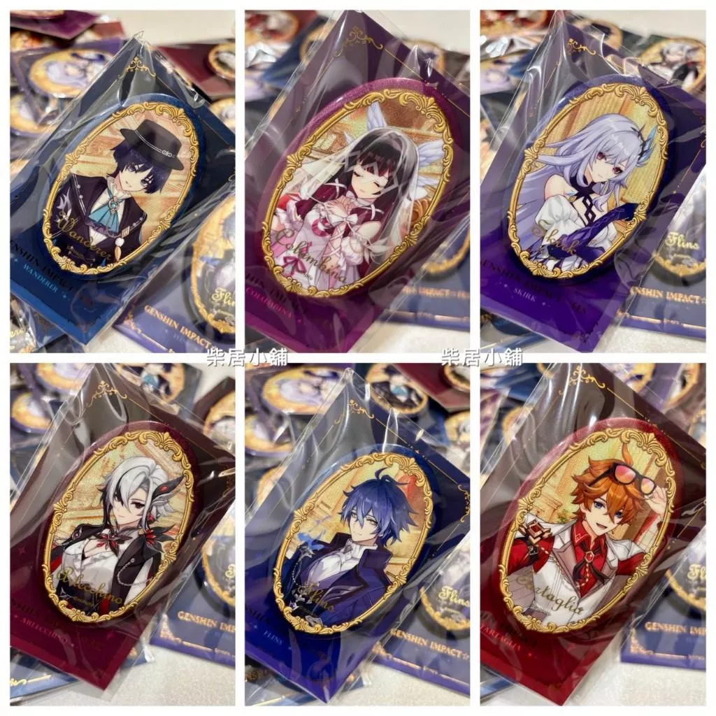 【現貨 原神 官方週邊】2026 嘉年相聚 徽章 菲林斯 絲柯克 阿蕾奇諾 達達利亞 流浪者散兵 少女哥倫比婭 米哈遊