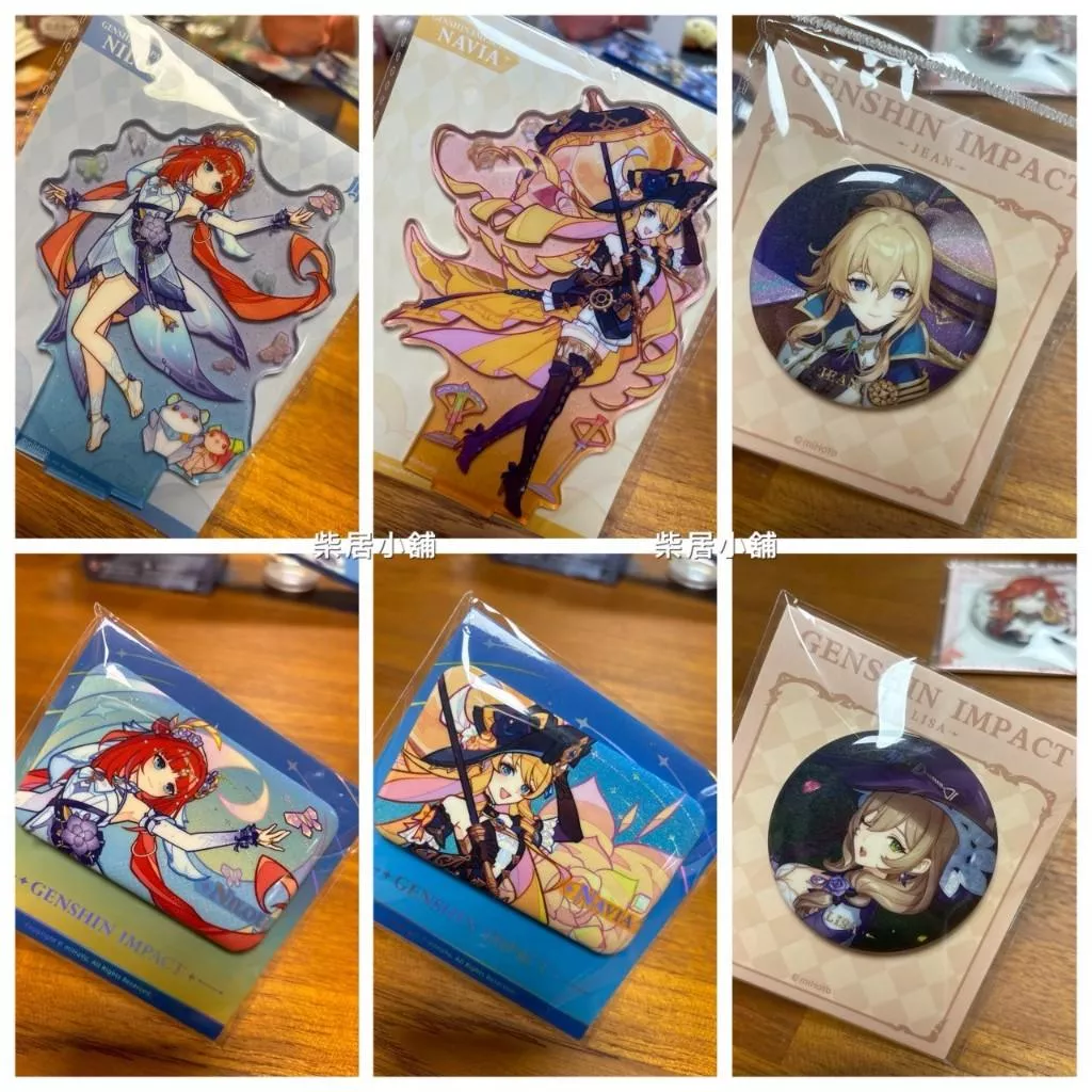 【現貨 原神 官方 周邊】娜維婭 琴 妮露 麗莎 主題系列 徽章 歡夏！邪龍？童話國！徽章 壓克力立牌mihoyo米哈游