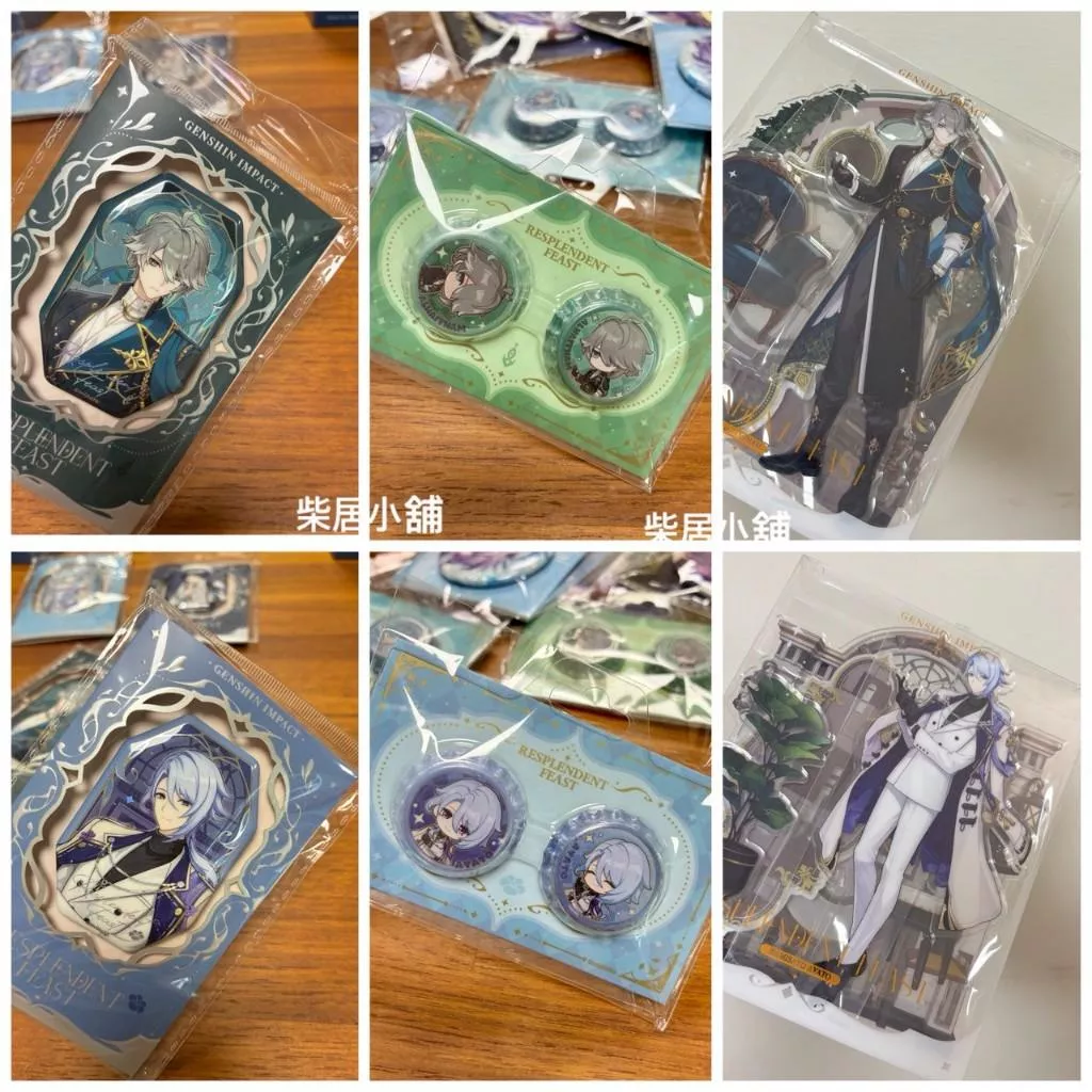 【現貨 原神 官方 周邊】璀璨華宴 艾爾海森 神里綾人 徽章 壓克力立牌 瓶蓋磁吸徽章 mihoyo米哈游