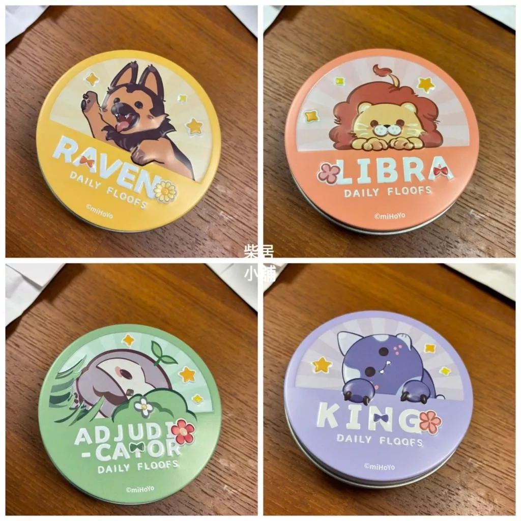 【現貨 未定事件簿 官方 周邊】絨絨日常系列 Ｑ版水晶貼紙 夏彥 左然 莫弈 陸景和 mihoyo 米哈遊