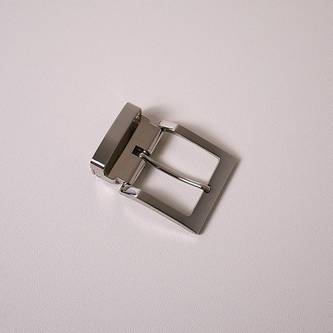 夾式皮帶頭－4cｍ／鎳白