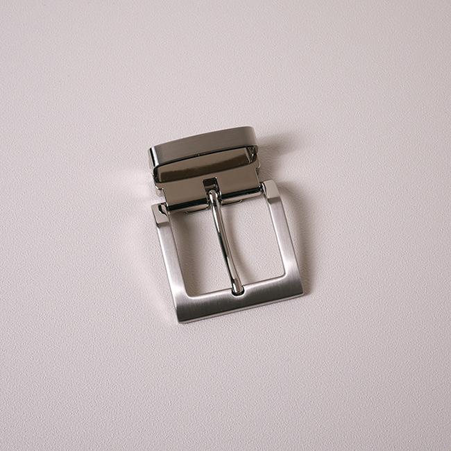 夾式皮帶頭－4cｍ／鎳白