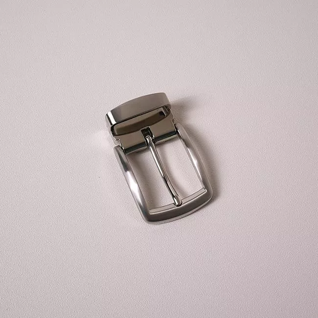 夾式皮帶頭－3.5cｍ／鎳白