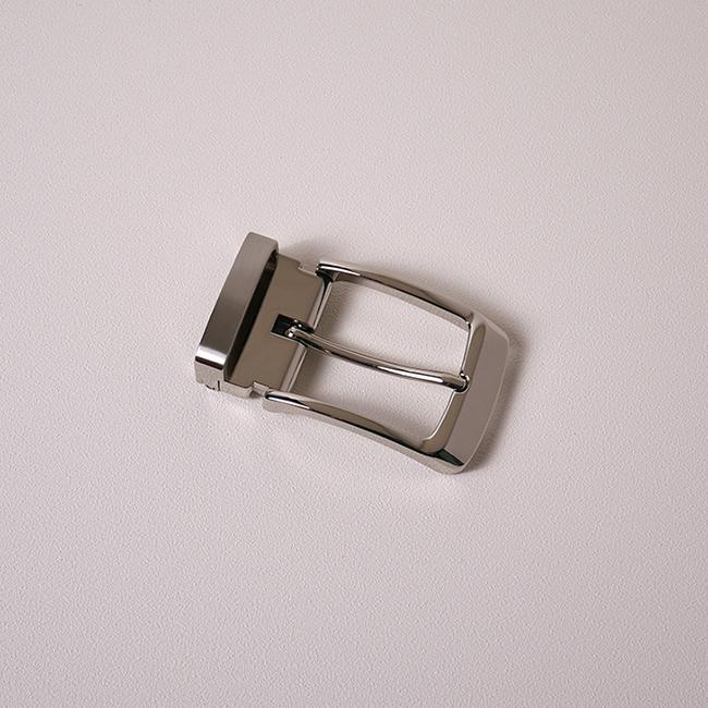 夾式皮帶頭－3.5cｍ／鎳白