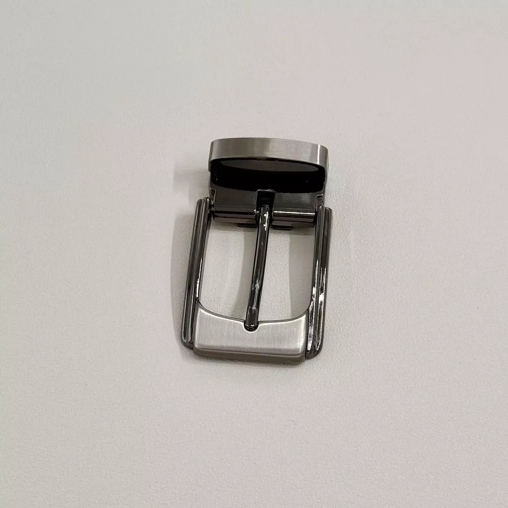 夾式皮帶頭－3.5cｍ/黑鎳 P353702