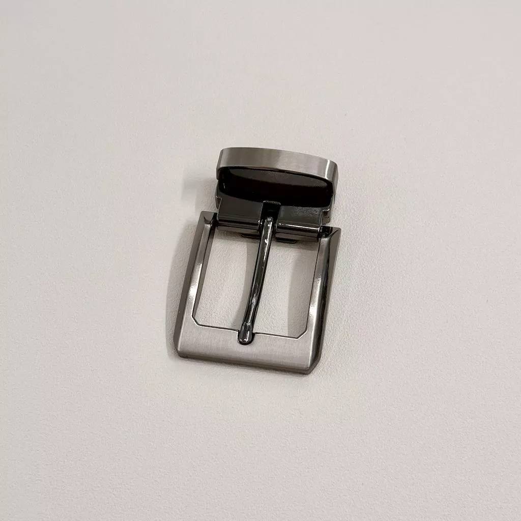 夾式皮帶頭－3.5cｍ/黑鎳 P353703