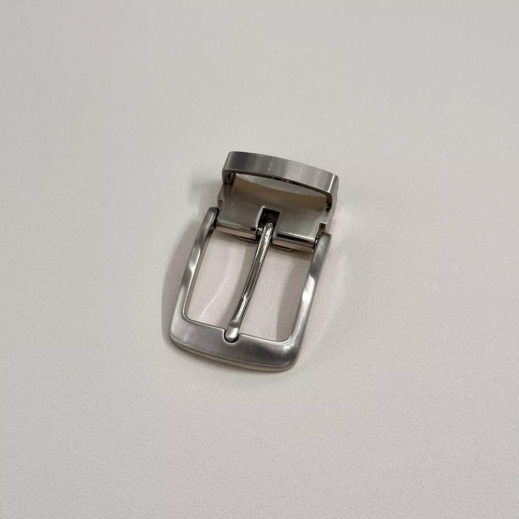 夾式皮帶頭－3.5cｍ/鎳白 P353705