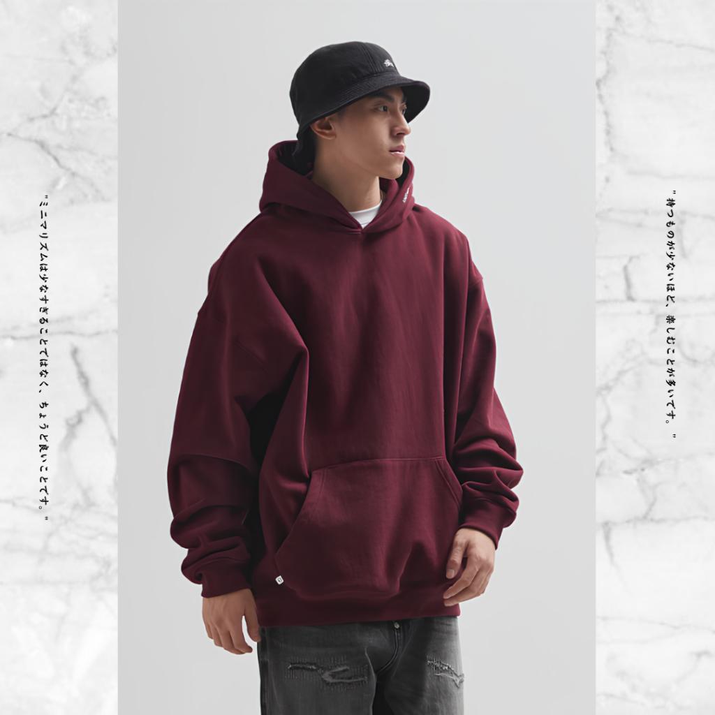 『老皮衣櫥』MUD88 MIDUPDATE 24AW 重磅美式復古加絨帽T 550g重磅帽T 帽T 連帽衛衣 加絨帽T