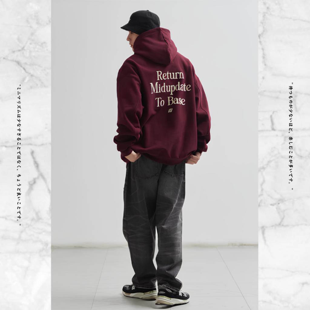 『老皮衣櫥』MUD88 MIDUPDATE 24AW 重磅美式復古加絨帽T 550g重磅帽T 帽T 連帽衛衣 加絨帽T