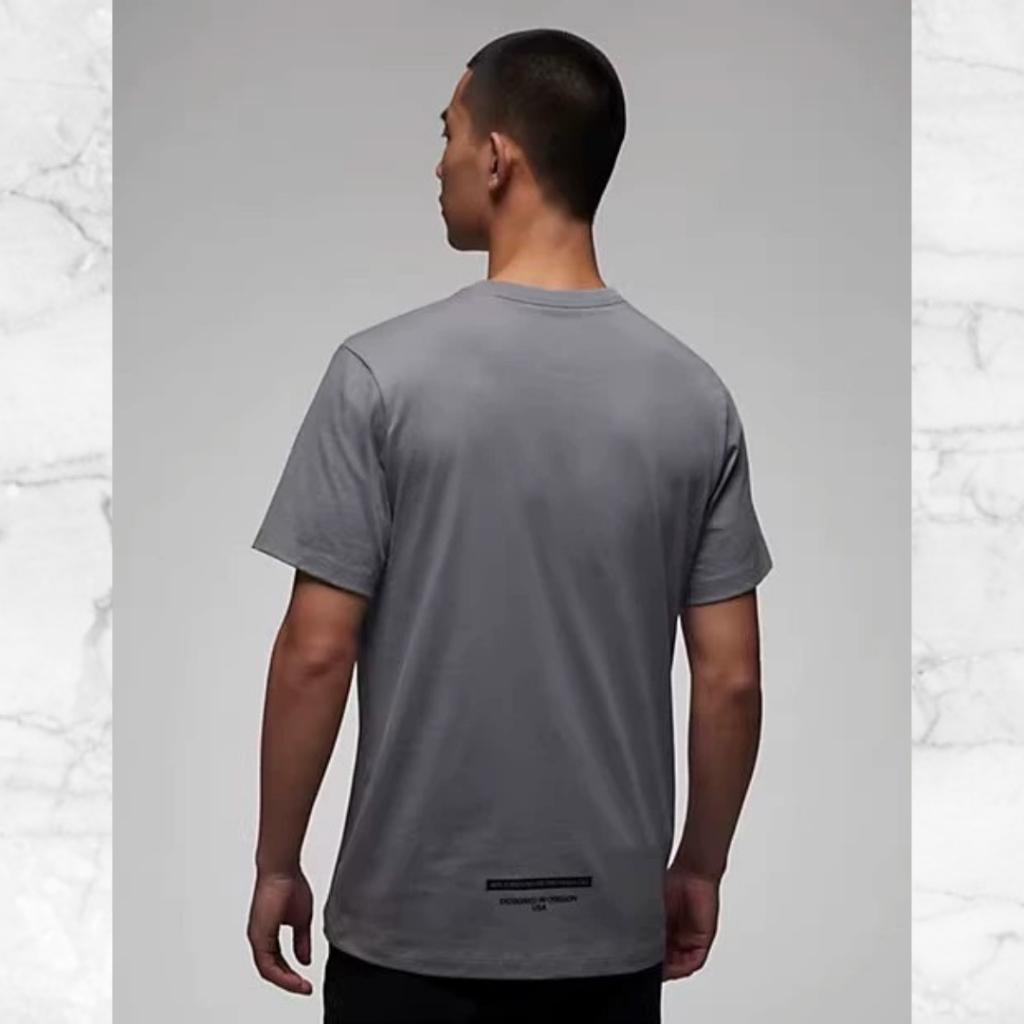 『老皮衣櫥』 現貨 Nike Jordan Tee 純棉針織棉 COOL GREY 短袖T恤