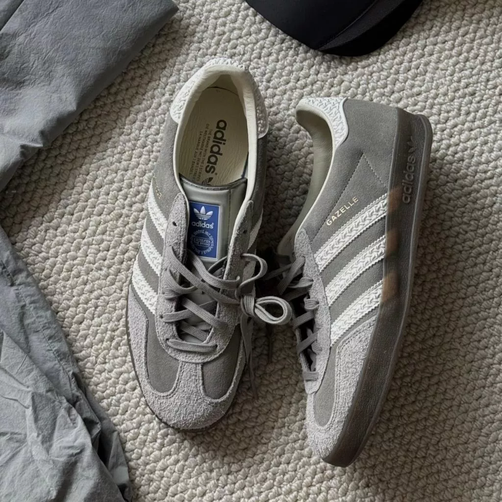 『老皮衣櫥』Аdidаs GazeIIe lndoor 鐵灰 麂皮 復古 穿搭 德訓鞋 IF1807