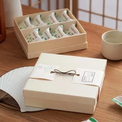 [5入裝] 2格木質餅乾盒 瑪德蓮包裝盒