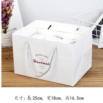 寬底手提袋 6粒月餅提袋 6粒寬底提袋 月餅手提袋 禮品提袋 透明提袋