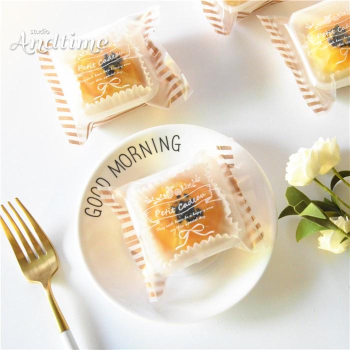 法式條紋機封袋