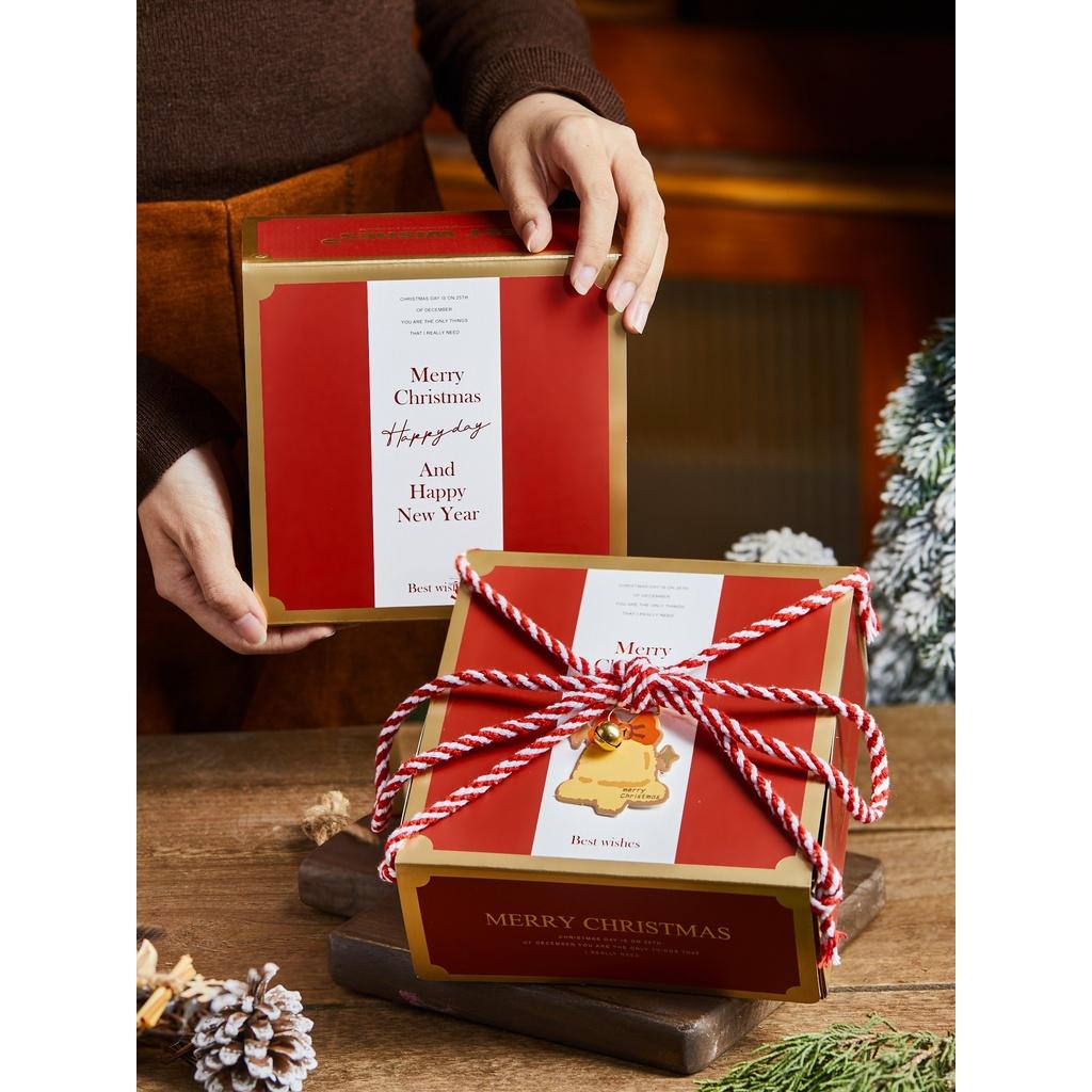 [現貨] 聖誕包裝盒 聖誕餅乾盒 手提餅乾盒 手提餅乾包裝盒 聖誕禮盒 聖誕禮物盒