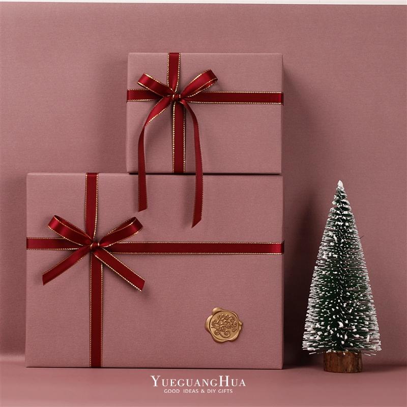 [現貨]9mm金邊緞帶 聖誕緞帶 金邊絲帶 聖誕包裝緞帶 聖誕禮物 新年包裝