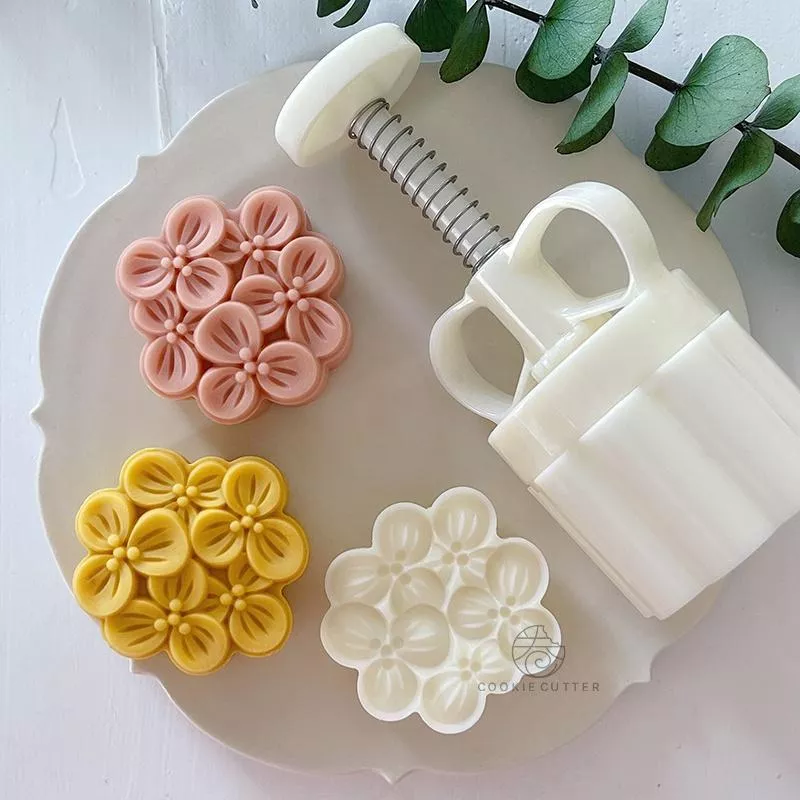 [現貨] 20g桂花月餅模具 月餅壓模 綠豆糕模具 桂花模具 花朵模具