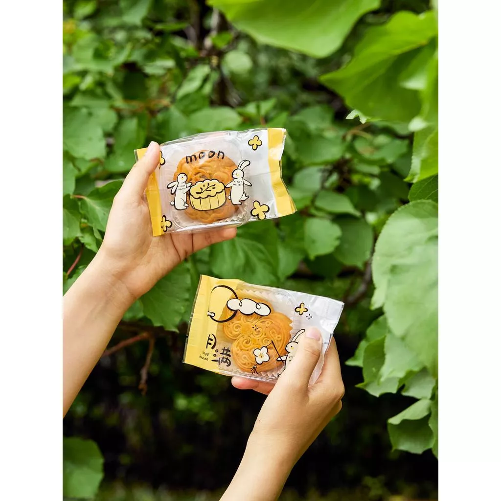 玉兔月滿機封袋