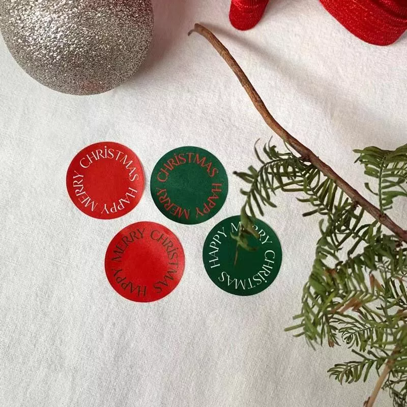 [JS文創] 聖誕貼紙 聖誕封口貼 耶誕裝飾貼紙 耶誕貼紙   聖誕包裝貼紙
