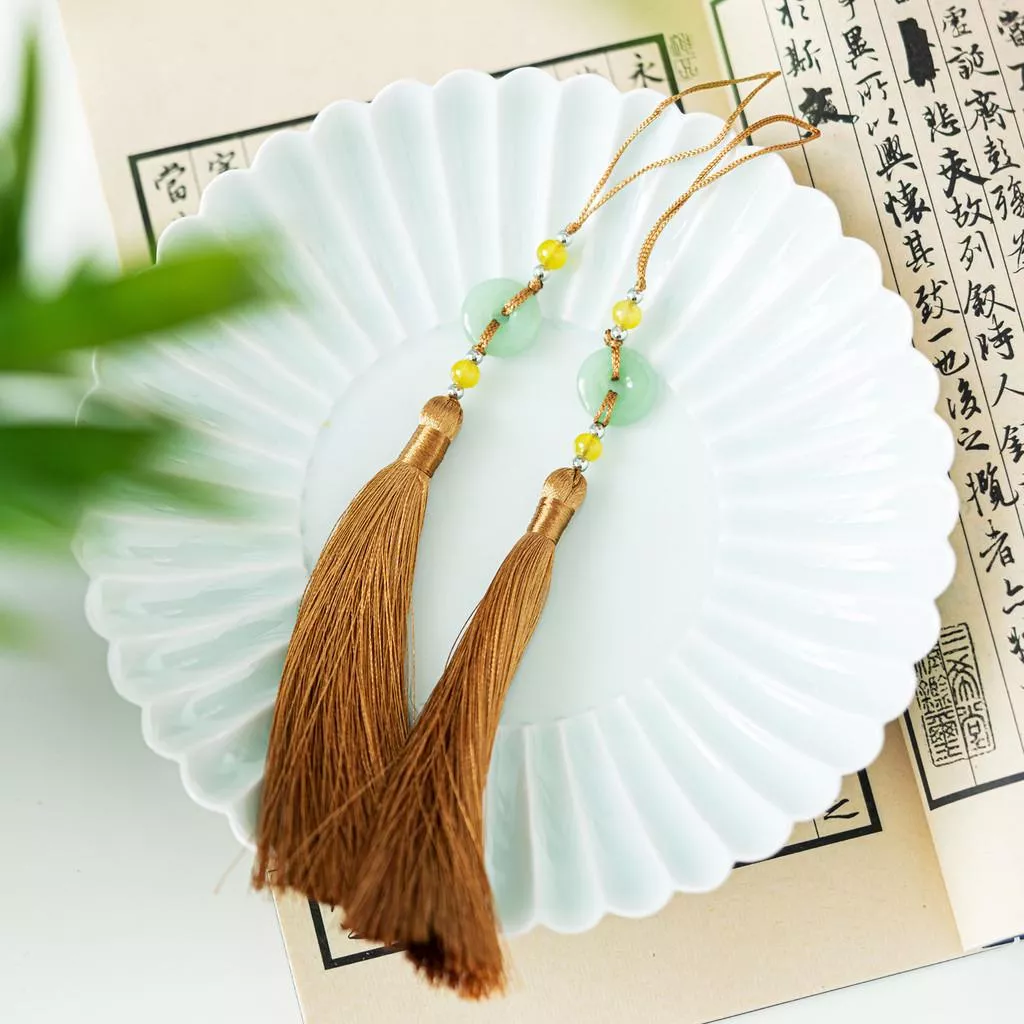 流蘇 中秋流蘇 中秋吊飾 玉珮流蘇 中秋裝飾