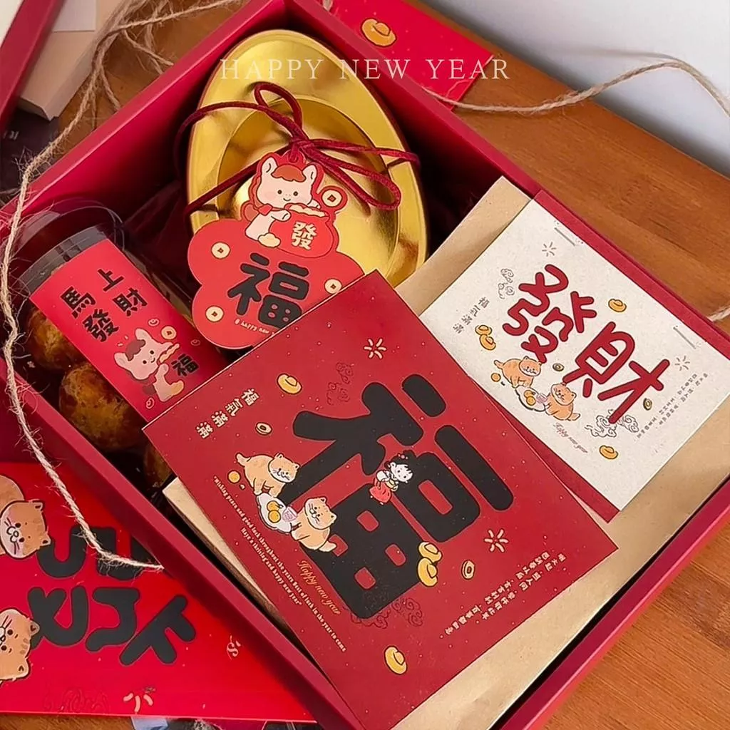 2026新年貼紙 新年吊牌 新年卡片 新年明信片 新年裝飾貼紙 新年封口貼紙 新年吊卡