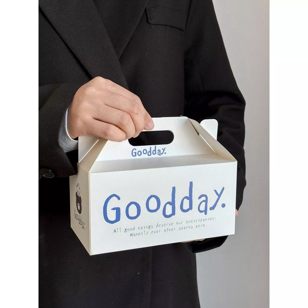 手提餅乾盒 手提點心盒  餅乾包裝盒 手提盒 蛋糕包裝盒 磅蛋糕盒 點心打包盒