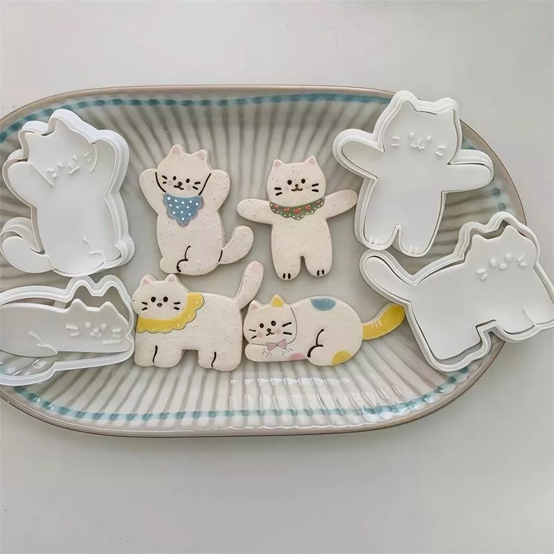貓咪餅乾模具 貓咪模具 喵餅乾模具 寵物餅乾模具 黏土模具 陶瓷模具 3D列印模具