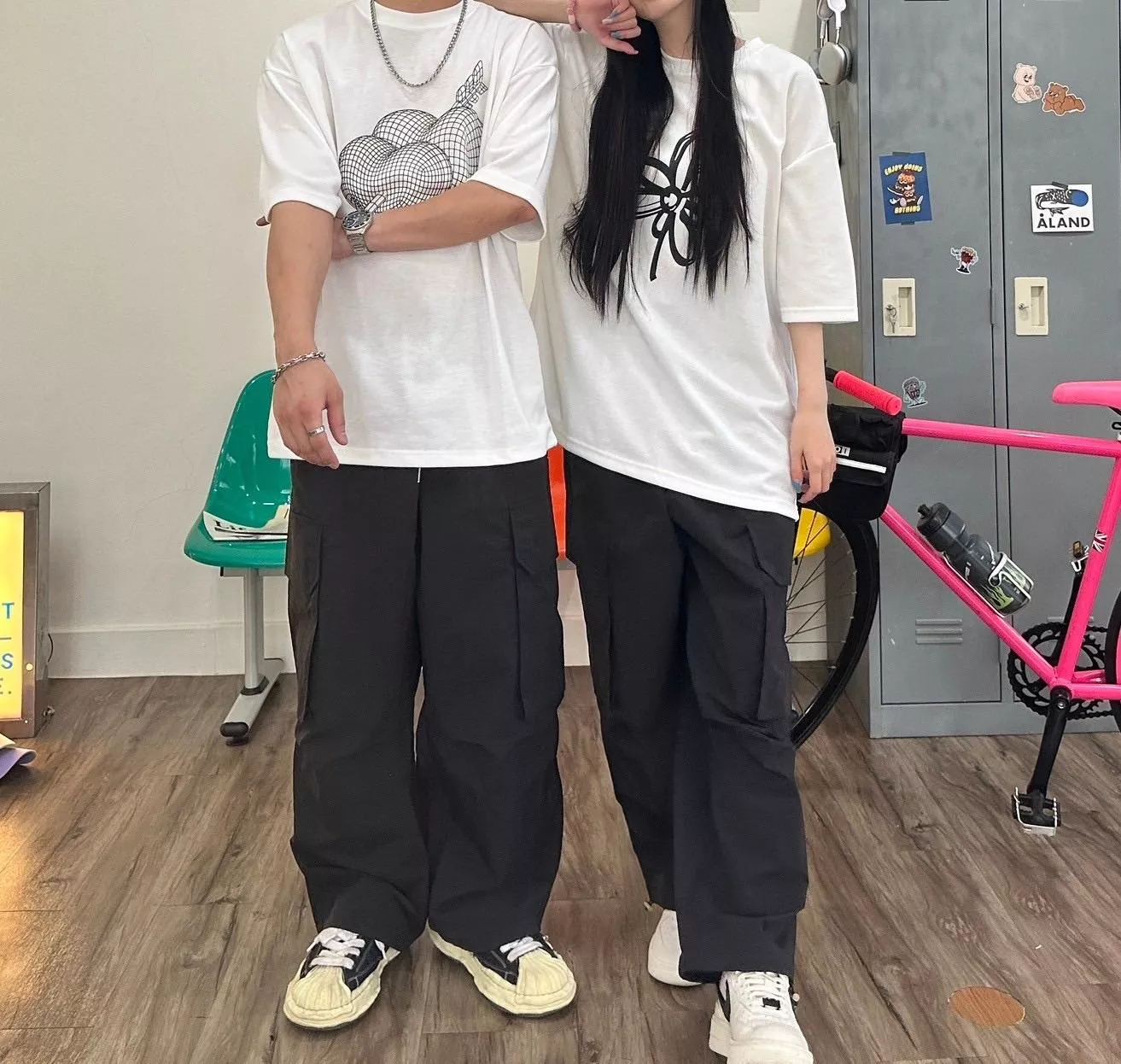 寬版大口袋機能風褲