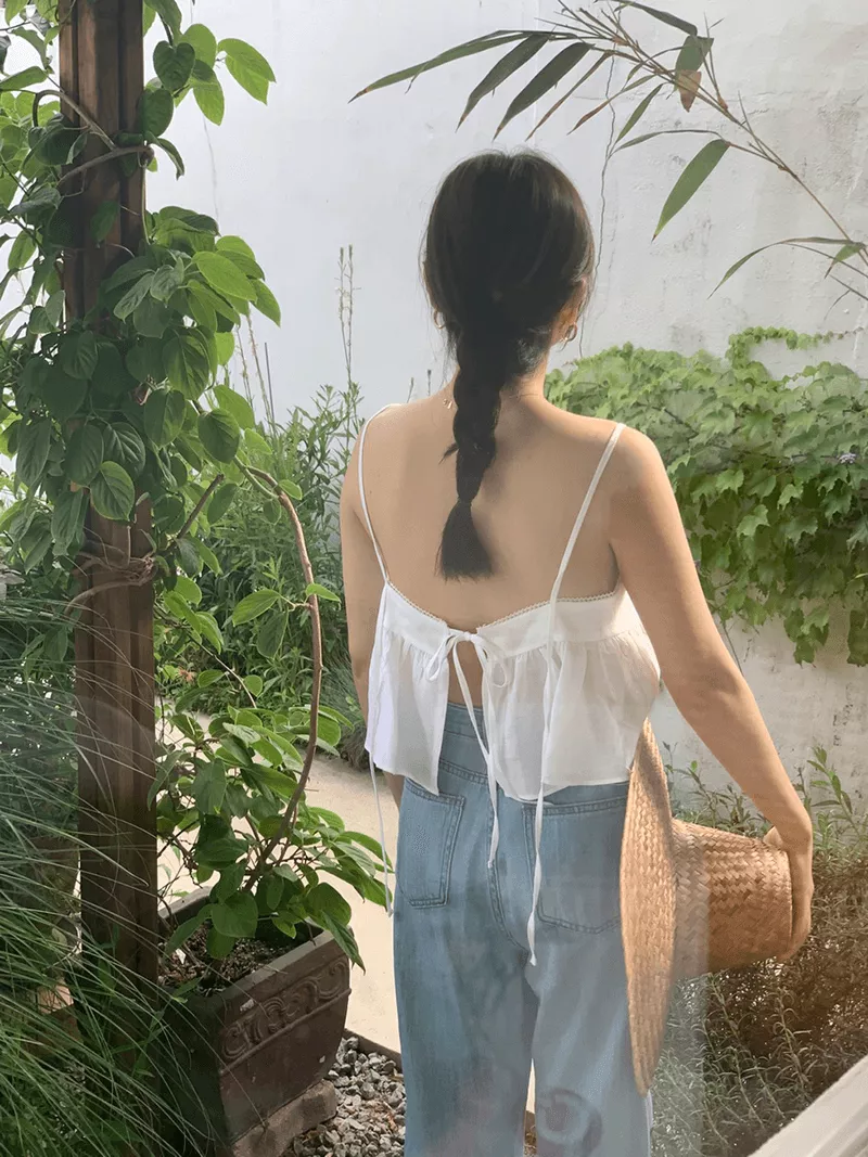 慵懶度假吊帶背心