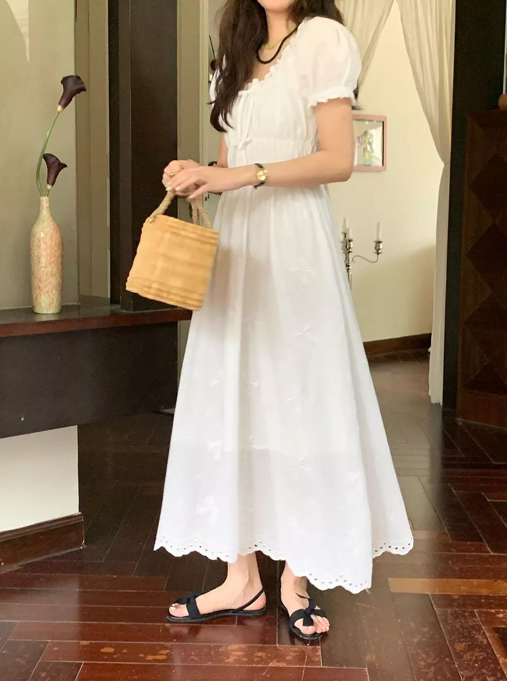 浪漫復古長洋裝
