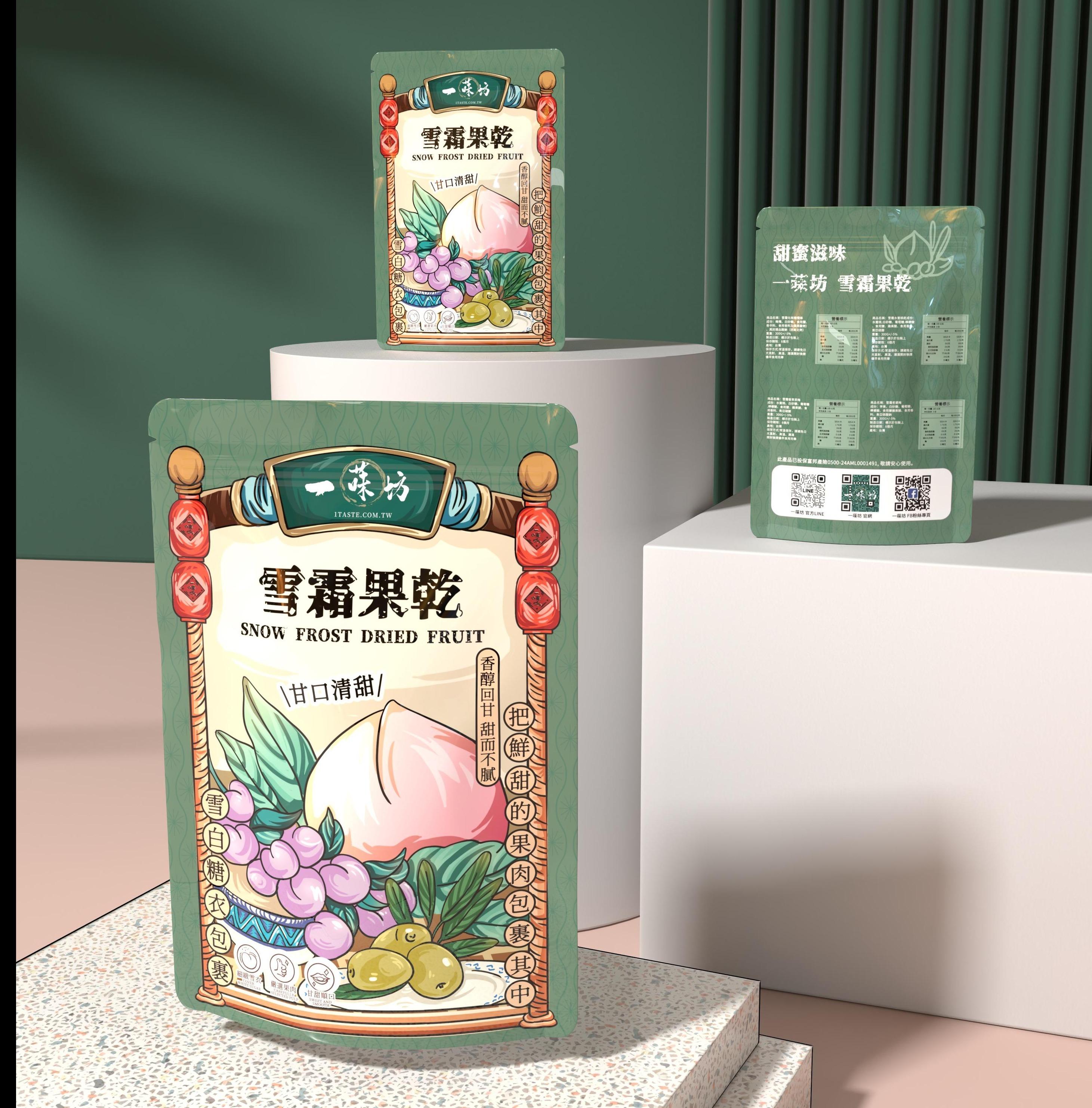 【一味坊】雪霜水蜜桃條 （150g/300g）