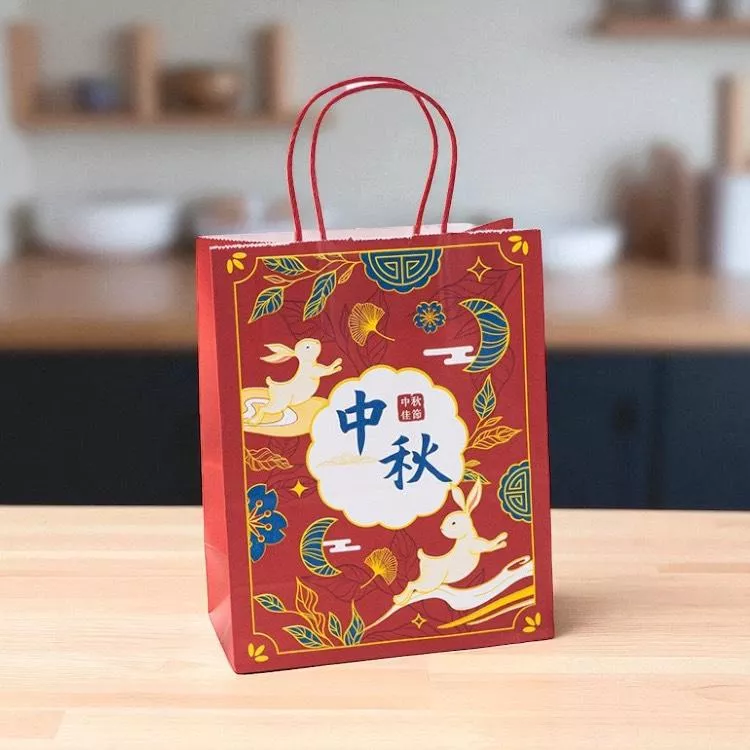 中秋限定牛皮提袋