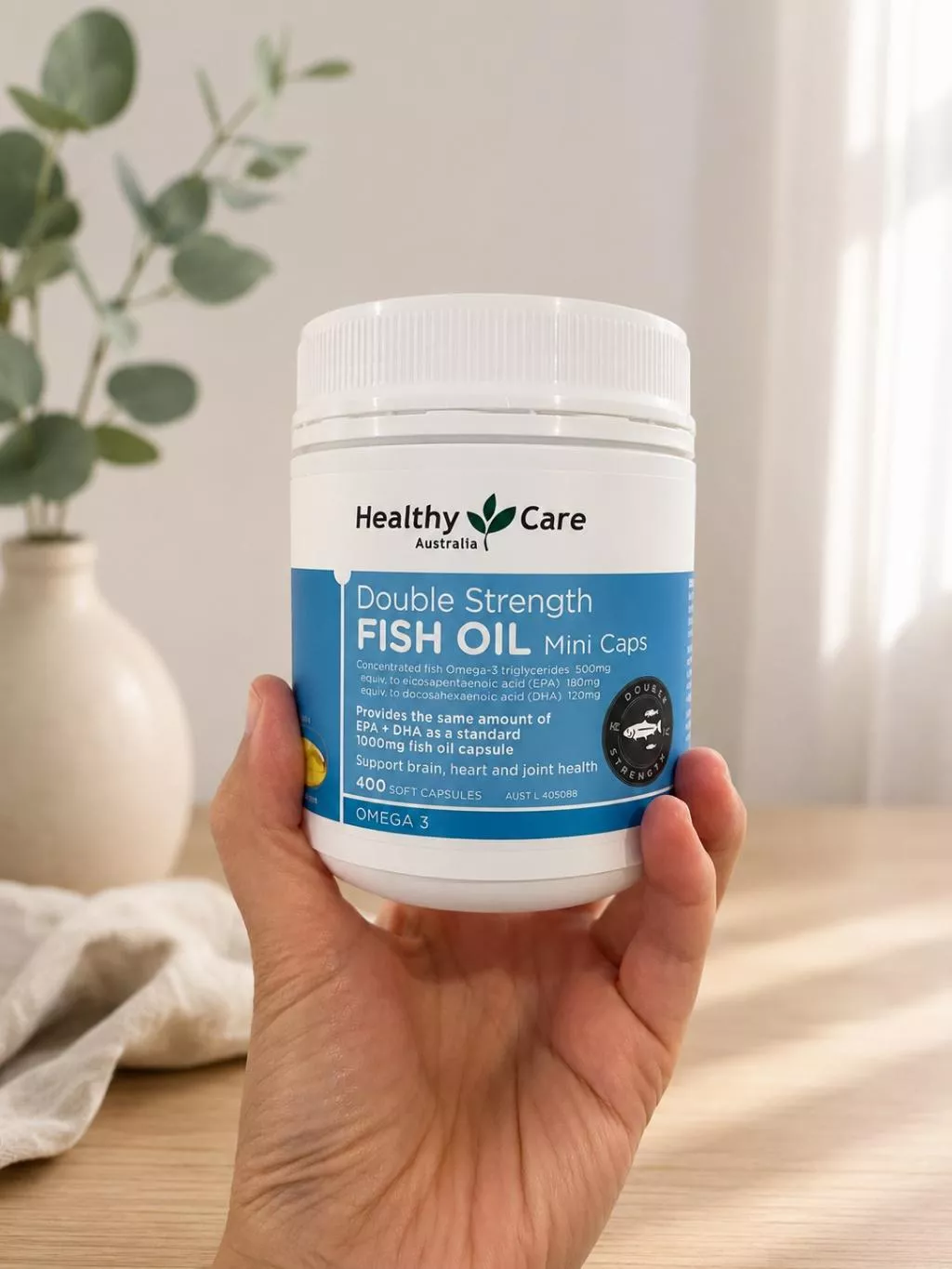 【澳洲】Healthy Care｜雙倍強度魚油迷你膠囊
