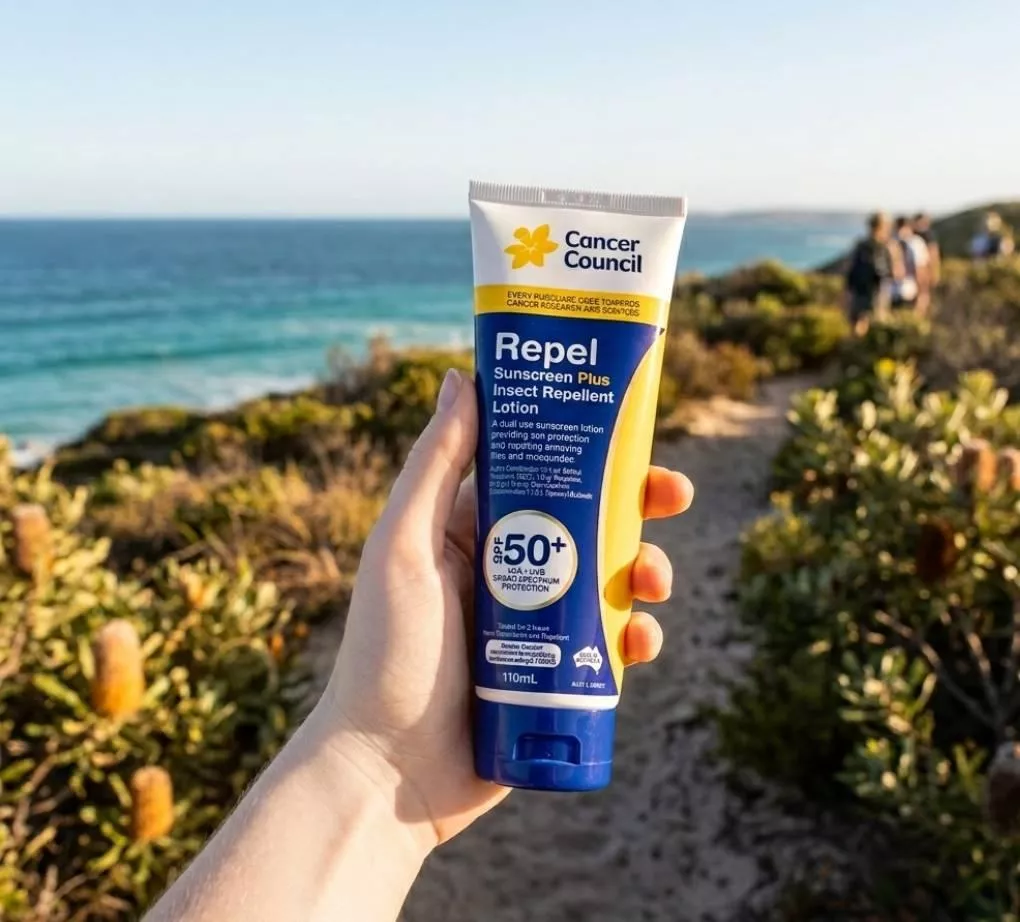 【澳洲】Cancer Council｜雙效防曬防蚊乳 SPF50+