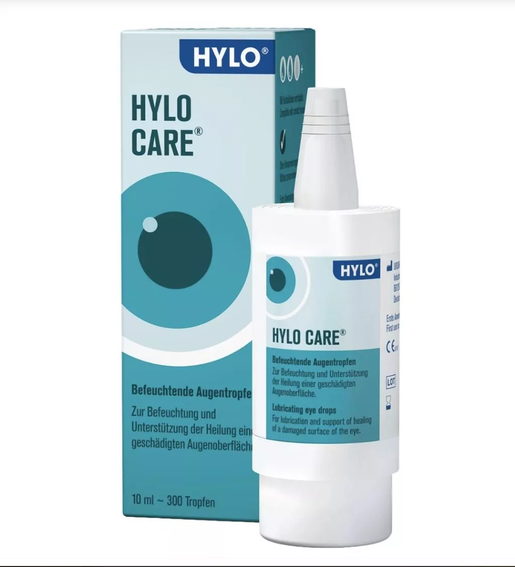 【德國】Ursapharm HYLO-Care｜玻尿酸修護保濕點眼液（藍綠盒）