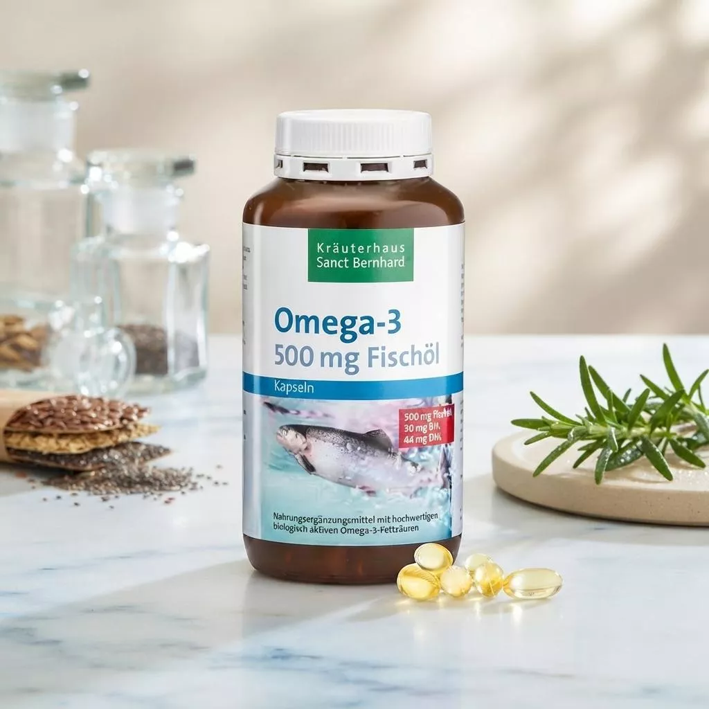 【德國】Sanct Bernhard｜Omega-3 魚油軟膠囊