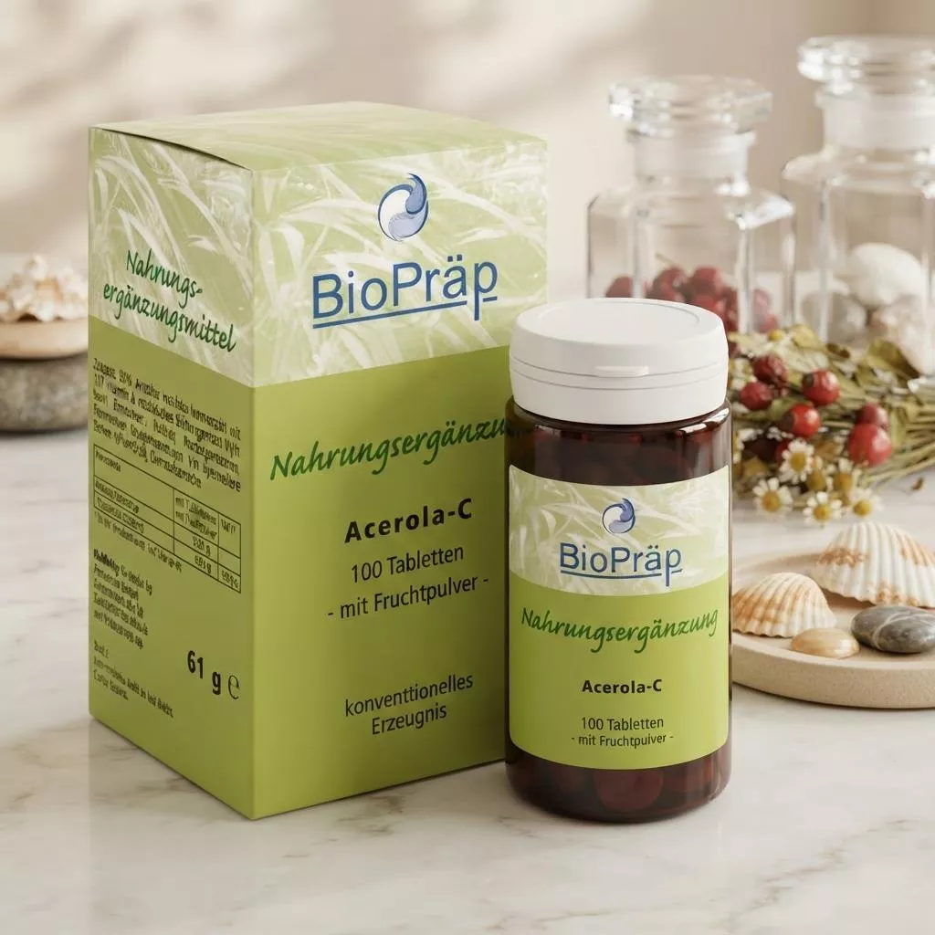 【德國】BioPräp｜天然針葉櫻桃維生素 C 口含錠