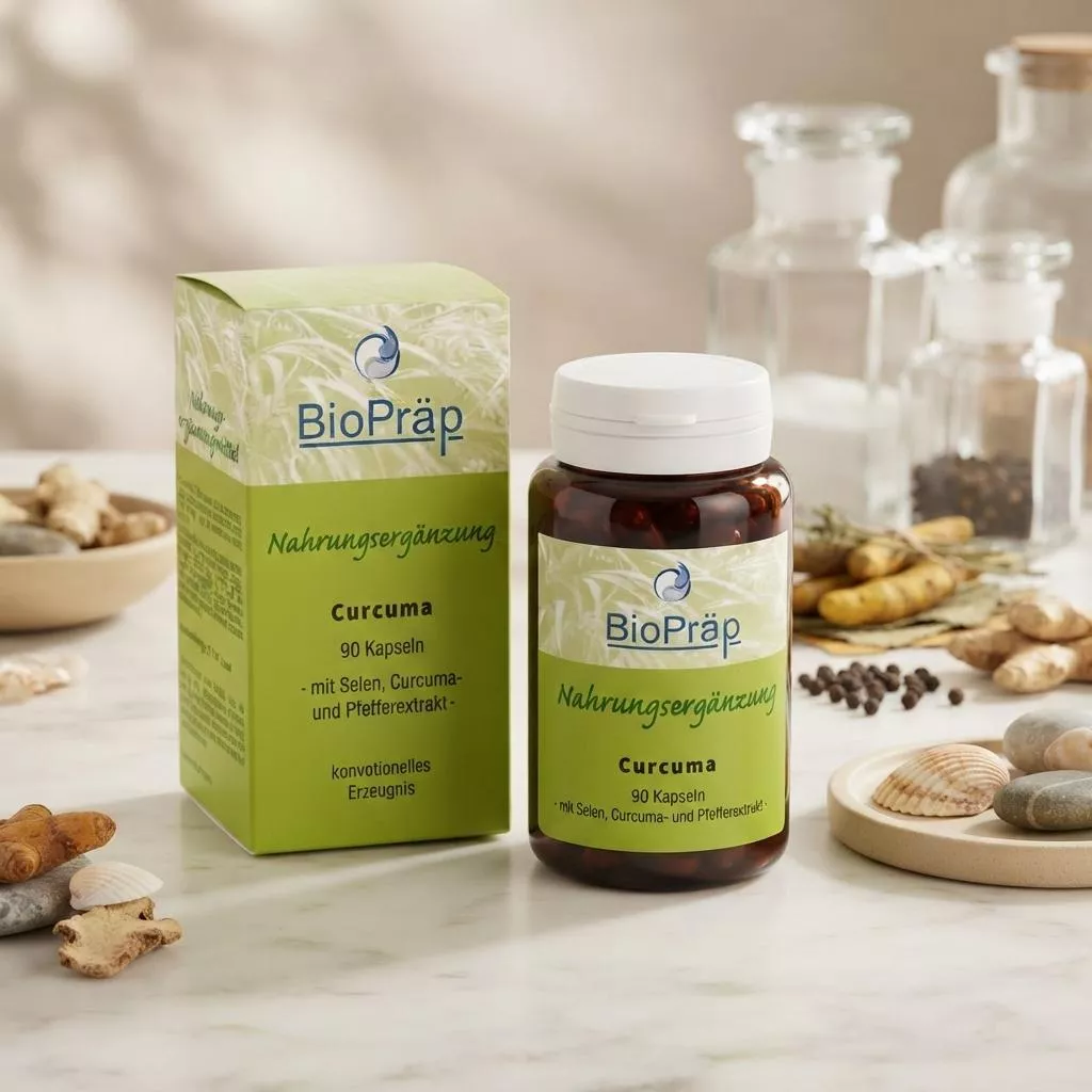 【德國】BioPräp｜天然薑黃素 ＋ 胡椒鹼高效膠囊