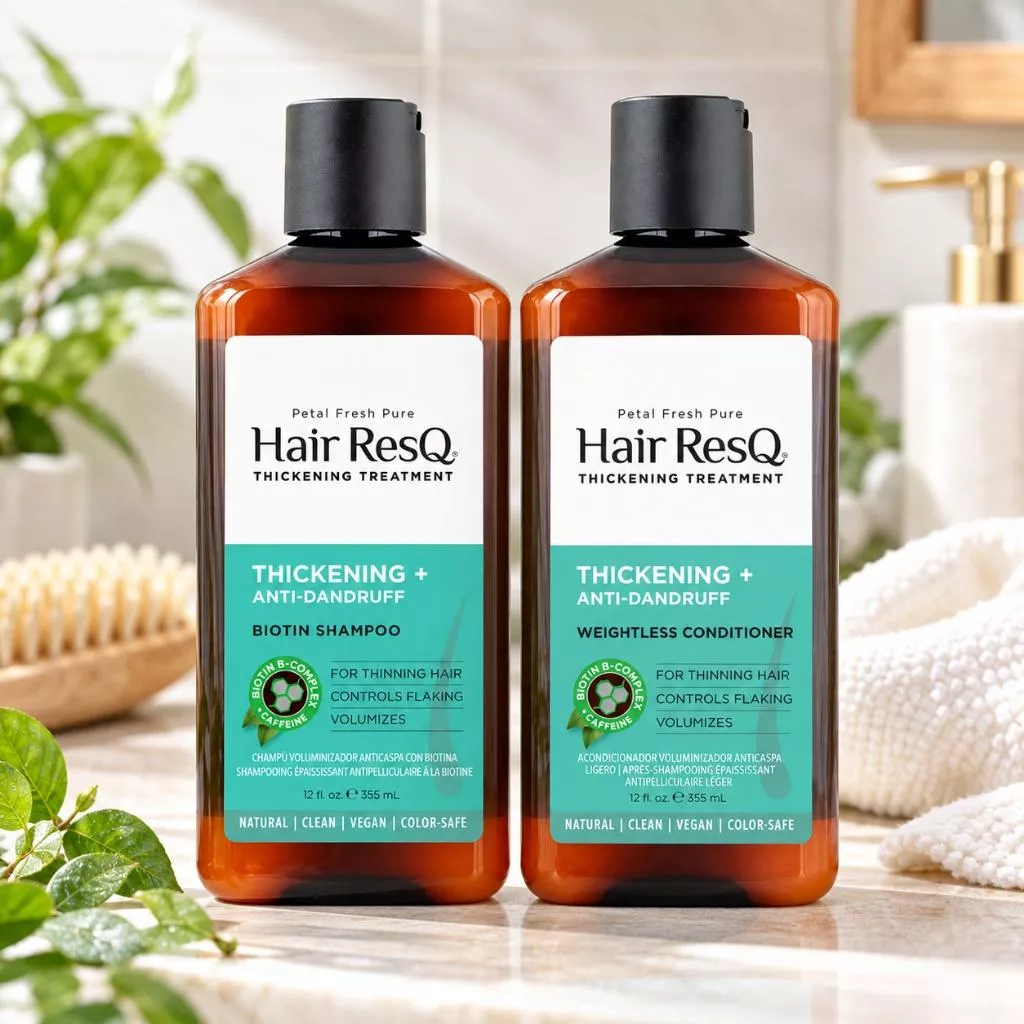 【美國】Petal Fresh｜Hair ResQ 抗屑豐盈洗（洗髮精 / 潤髮乳）