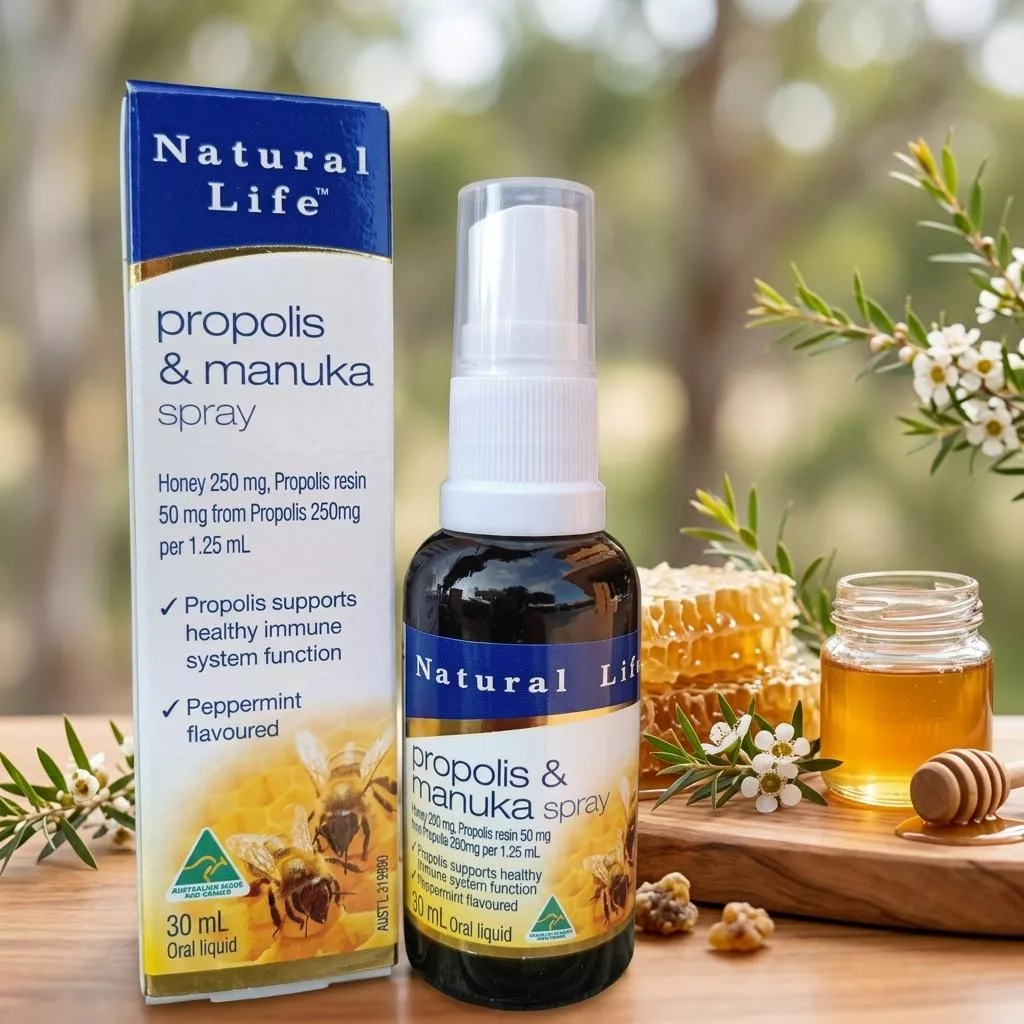 【澳洲】Natural Life｜蜂膠 ＋ 麥蘆卡蜂蜜噴劑