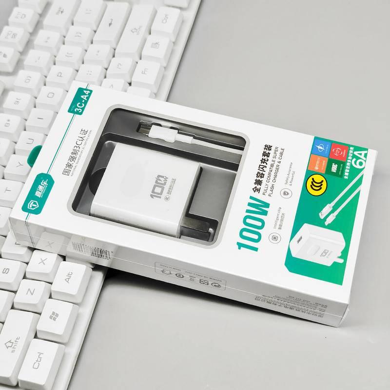 100W快充 充電線 Type-C 蘋果手機充電 適用iPhone 安卓 快充頭 數據線 快充線 豆腐頭 PD快充線