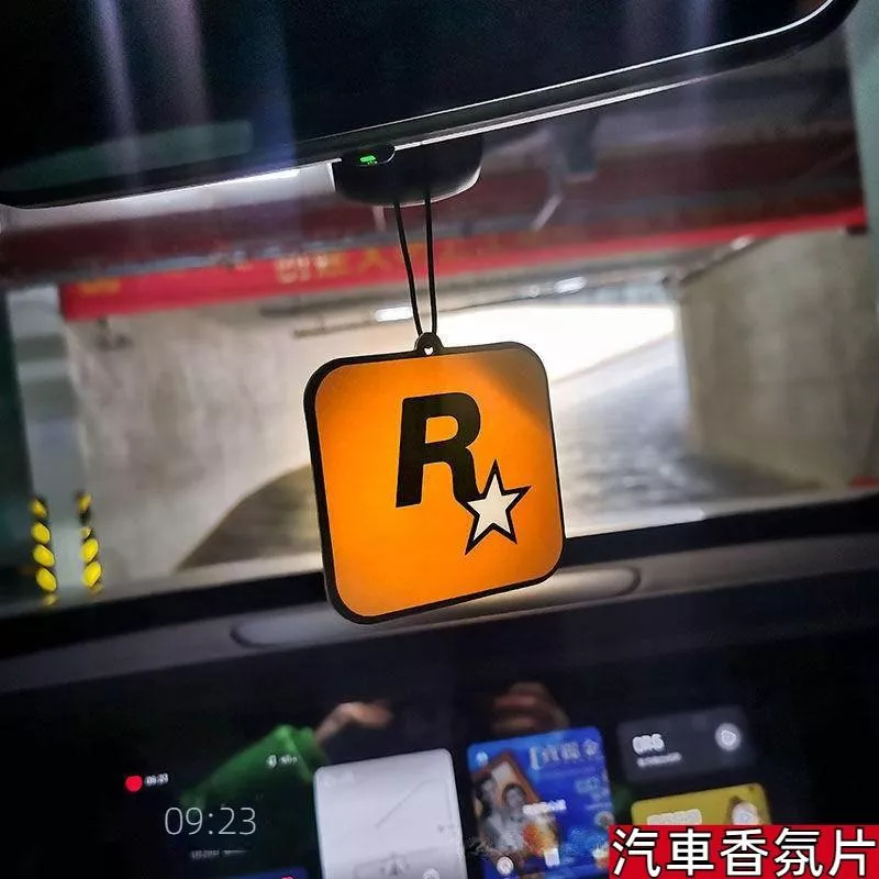 GTA R星香氛片 汽車香片 高檔香薰片 車內除異味 GTA汽車掛飾 香水抖音爆款 汽車香氛片 汽車香水 香薰片 香氛片