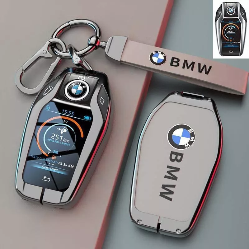 BMW寶馬金屬鑰匙殼 刀鋒5系3系X4 X6專用 防摔保護