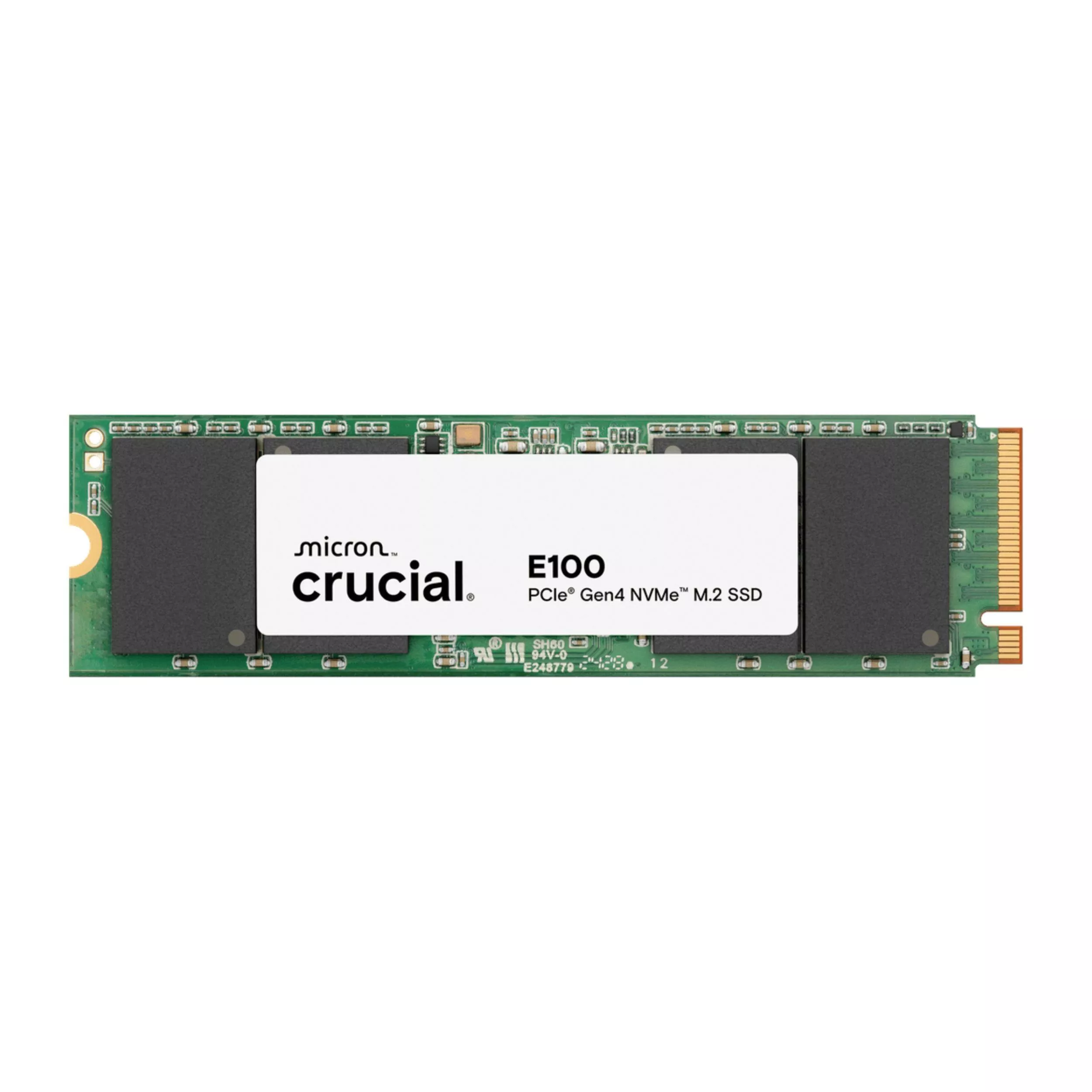 Crucial 美光E100 1TB PCIe Gen4 固態硬碟 NVMe SSD M.2 2280
